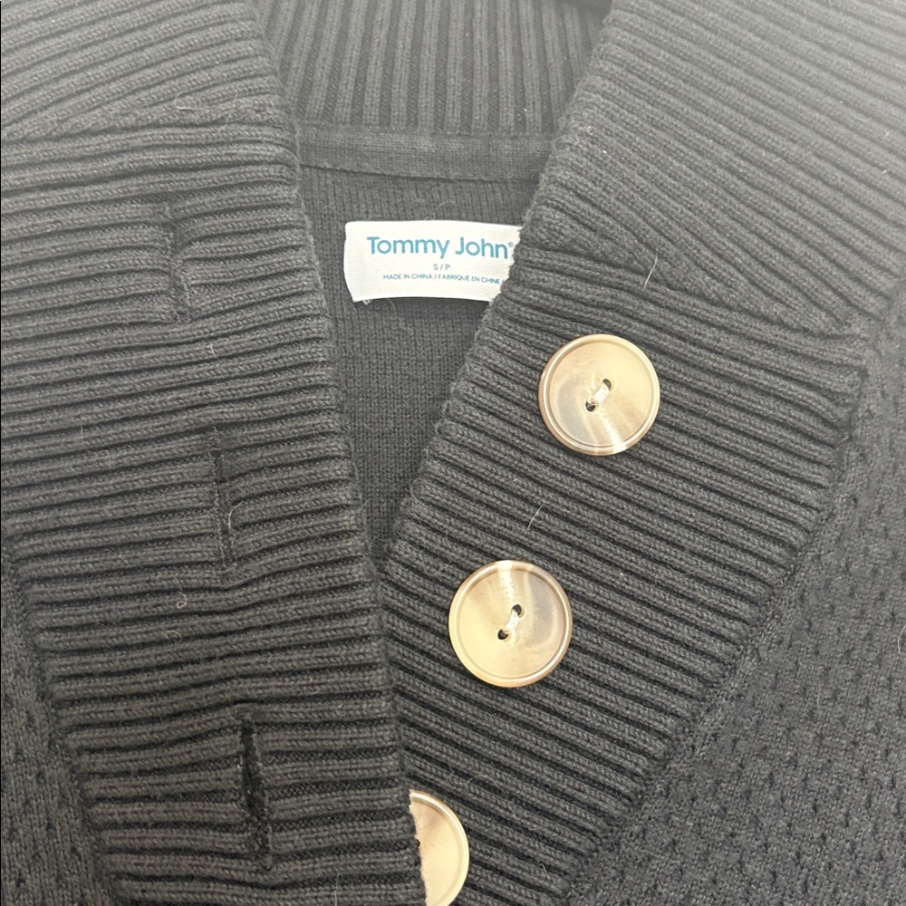 Tommy John Women's Sweater Lounge Henley - Picture 3 of 6